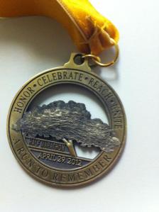 OKC Memorial Half Marathon Finisher Medal